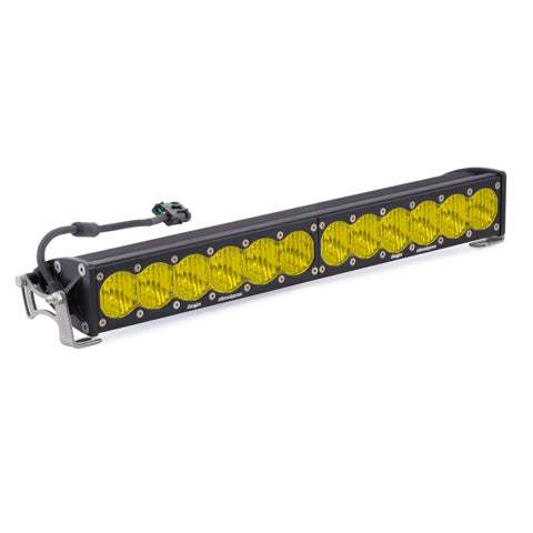 Baja Designs | LED Light Bars | 20 Inch LED Light Bar Single Baja Amber Straight Wide Driving Combo Pattern OnX6 Baja Designs | 452014