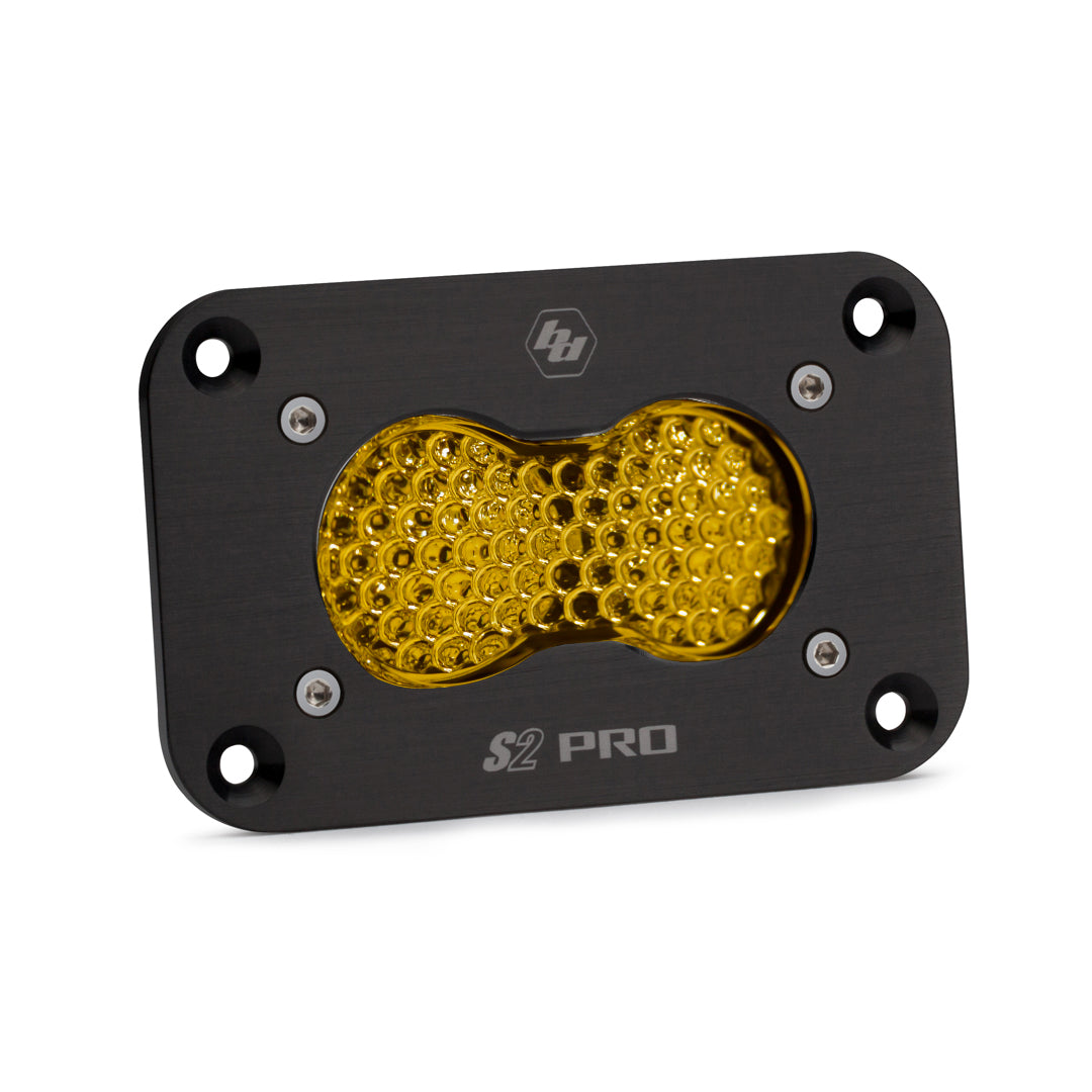 Baja Designs | Work Lights | LED Work Light Flush Mount Baja Amber Lens Work/Scene Pattern S2 Pro Baja Designs | 481016
