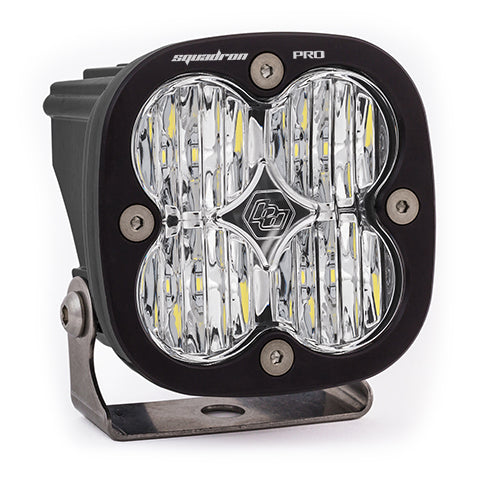 Baja Designs | LED Light Pods | LED Light Pod Black Clear Lens Wide Cornering Pattern Squadron Pro Baja Designs | 490005