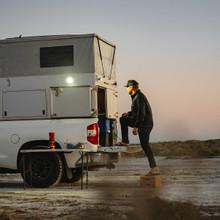 Baja Designs | LED Light Pods | Flush Mount LED Light Pod Angled Black Clear Lens Work/Scene Pattern Squadron Pro Baja Designs | 492006