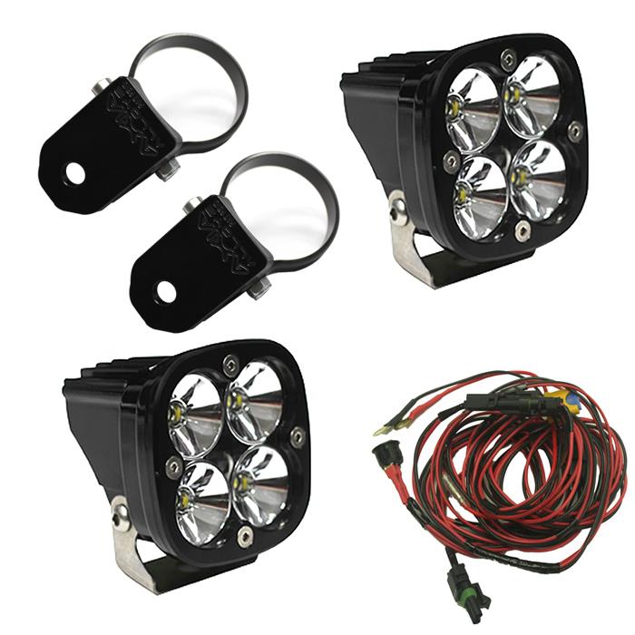 Baja Designs | LED Light Pods | LED Light Pods Kit W/A Pillar Mounts 2.00 Inch Harness Squadron Pro Baja Designs | 497102