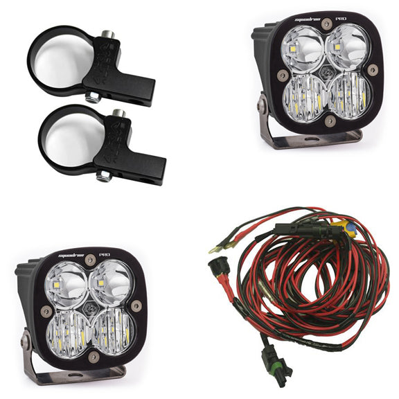 Baja Designs | LED Light Pods | LED Light Pods Kit W/Horiz Mounts 1.75 Inch Harness Squadron Pro Baja Designs | 497104