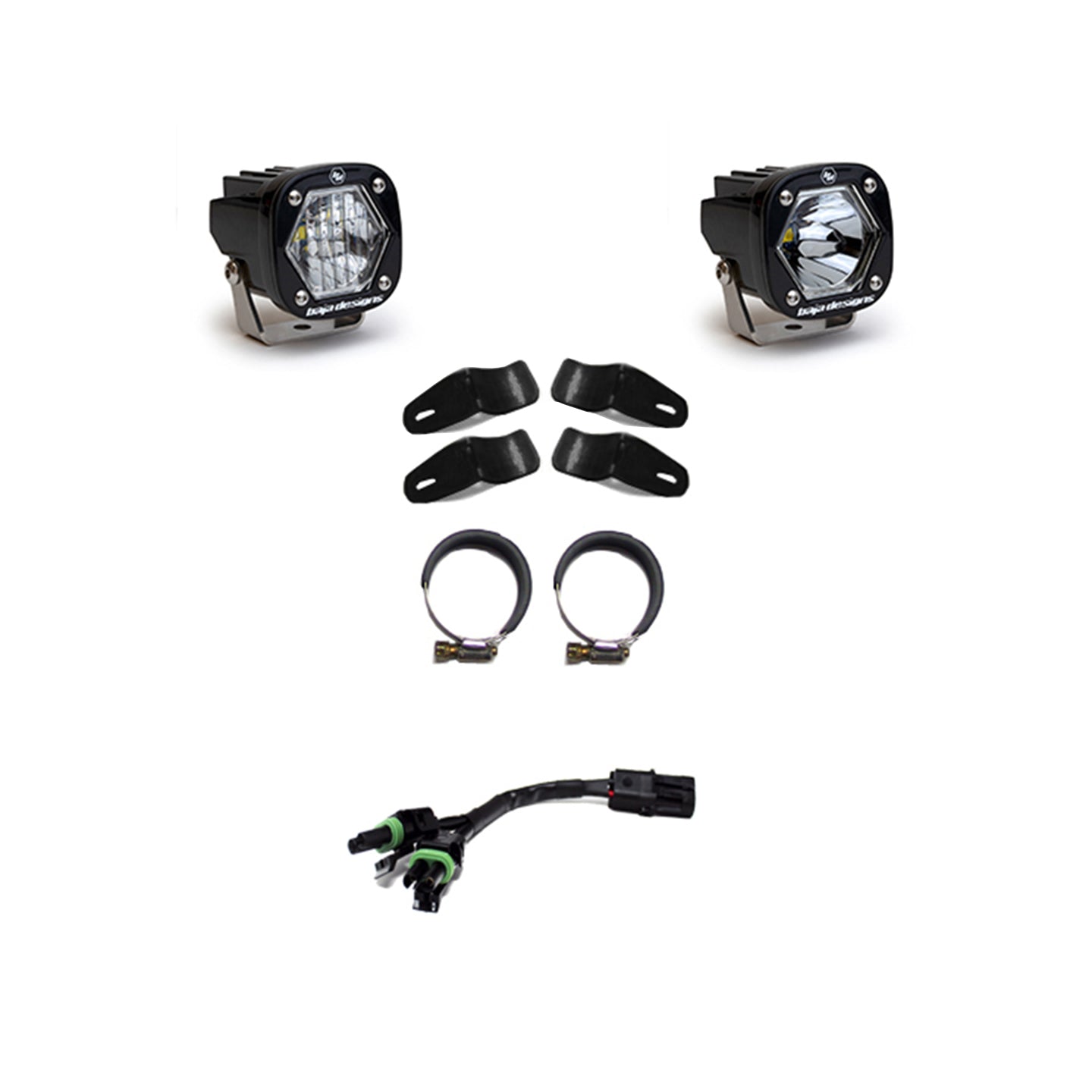 Baja Designs | Motorcycle Headlights | S1 Universal Moto Kit Driving/Combo w/EFI Baja Designs | 507087