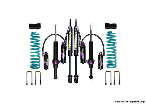 DOBINSONS | 1" MRR 3-Way Adjustable Suspension Kit for 2015 up Mitsubishi Triton MQ / MR with Quick Ride Rear | DSSKITMRA00211