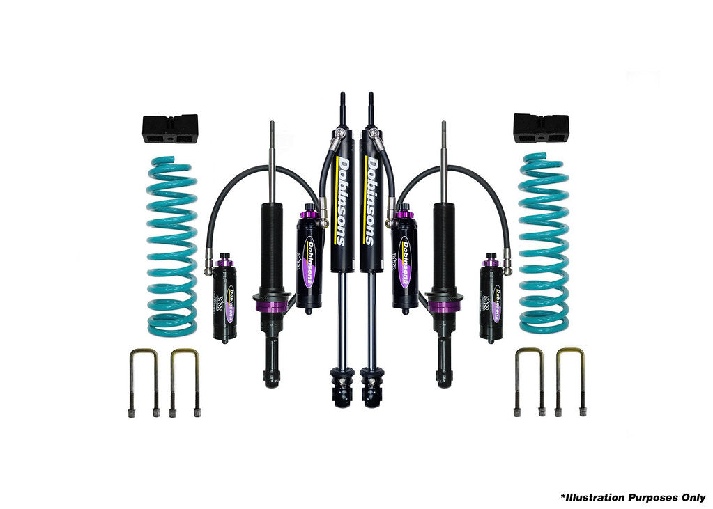DOBINSONS | 2-3" MRR 3-Way Adjustable Suspension Kit for Nissan NISSAN Frontier D41 2022 ON QuickRide Rear | DSSKITMRAD41QR