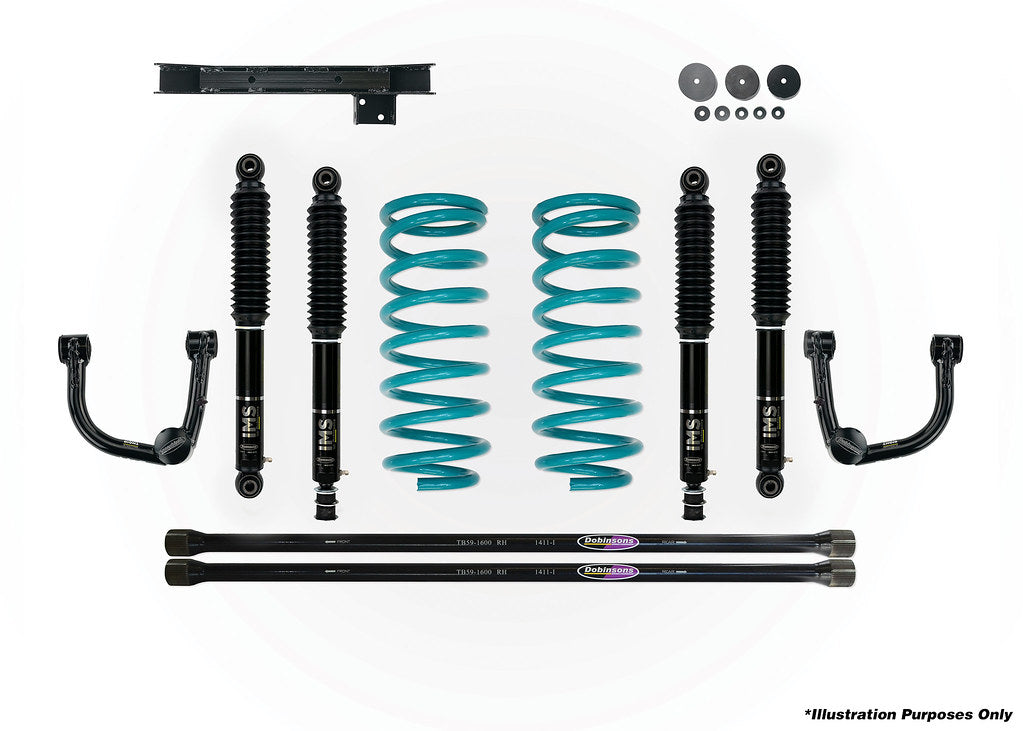 DOBINSONS | 2.5-3.0" IMS Lift Kit for Toyota Land Cruiser 100 Series / Lexus LX470 1998-2007 | DSSKITIMS75
