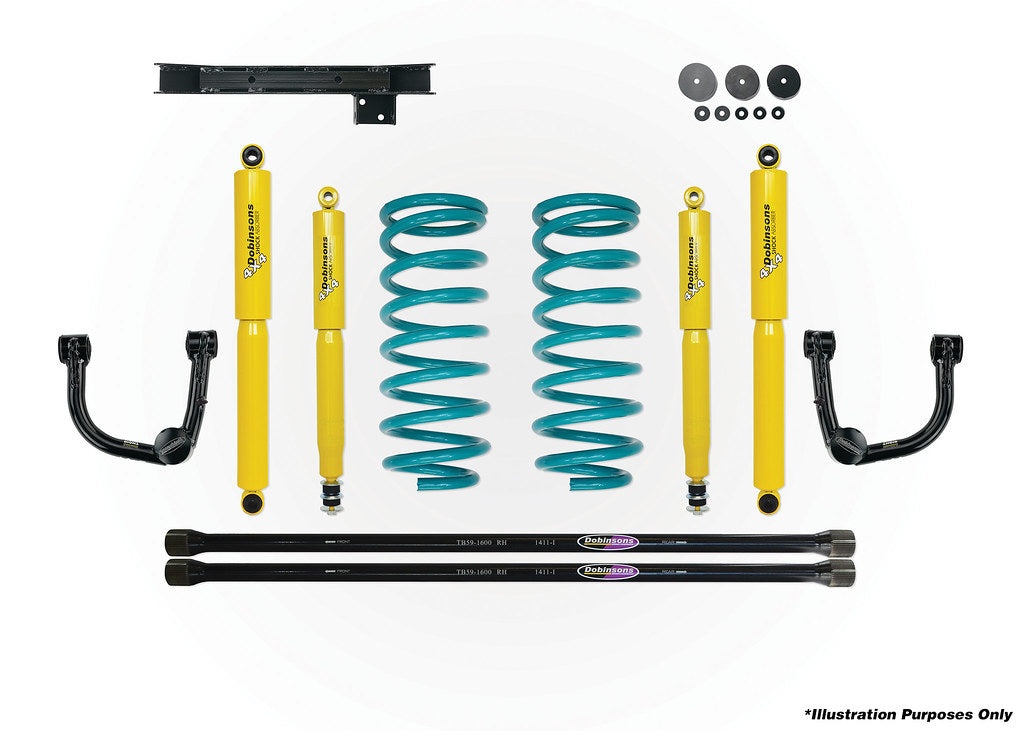 DOBINSONS | 2-2.5" for Toyota Land Cruiser 100 Series / Lexus LX470 1998-2007 | DSSKIT77