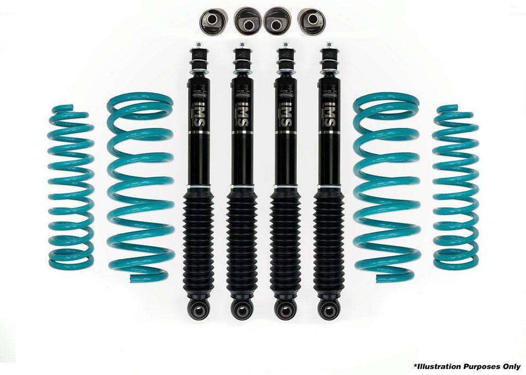 DOBINSONS | 4x4 2.5" IMS Lift Kit for Toyota Landcruiser 70 Series | LJ70, LJ72, LJ73, LJ77, (RJ70, RJ73, KZJ 70/73 | 1994 on) 01/1990 to 05/1993 | Square Headlights | DSSKITIMS941