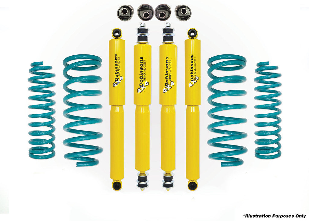 DOBINSONS | 2.5" Lift Kit Toyota Landcruiser 70 Series Prado I, Landcruiser II LJ78/79, RJ77, KZJ78 1987 to 1996 | DSSKIT3942