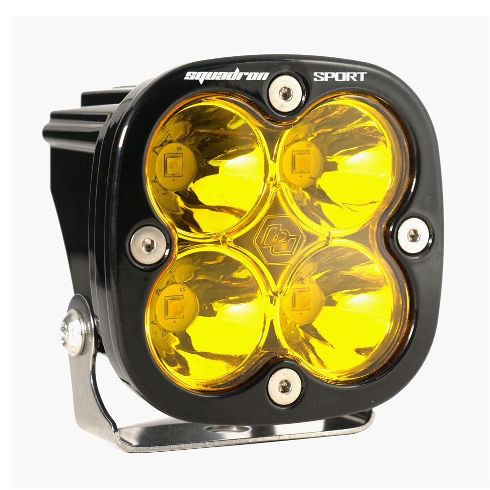 Baja Designs | Fog Lights | LED Light Pod Spot Pattern Clear Amber Black Squadron Sport Baja Designs | 550011