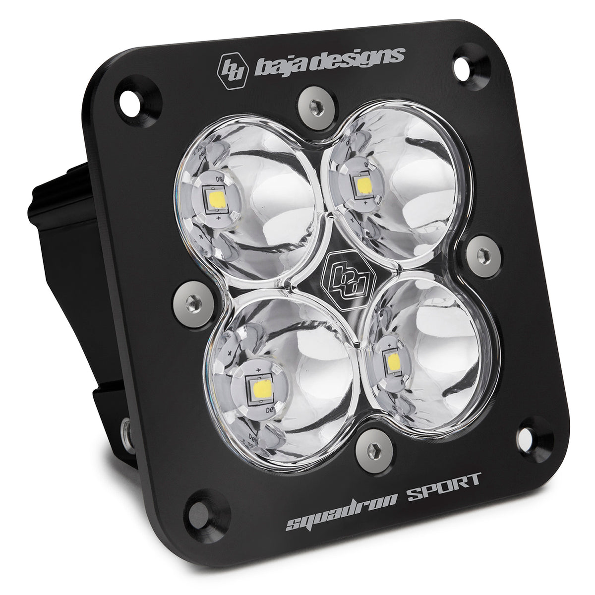 Baja Designs | LED Light Pods | Flush Mount LED Spot Clear Black Squadron Sport Baja Designs | 551001