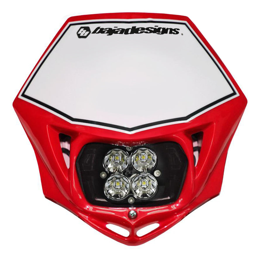 Baja Designs | Headlight Kit | Motorcycle Race Light LED AC Red Squadron Sport Baja Designs | 5570014RAC