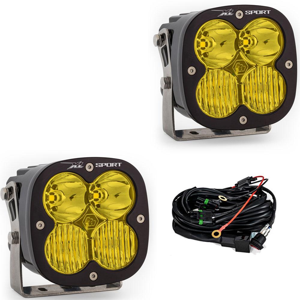 Baja Designs | LED Light Pods | LED Light Pods Baja Amber Lens Driving Combo Pattern Pair XL Sport Series Baja Designs | 567813