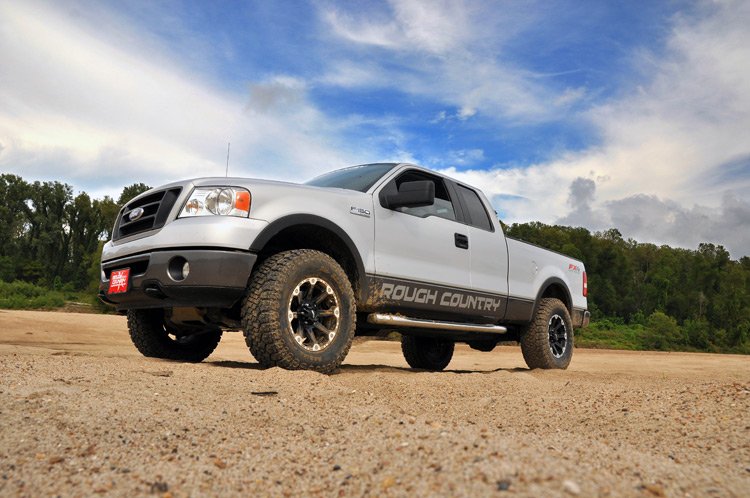 Rough Country | Leveling Kit | 2.5 Inch Leveling Strut Extensions 04-08 F-150 Rough Country | 570
