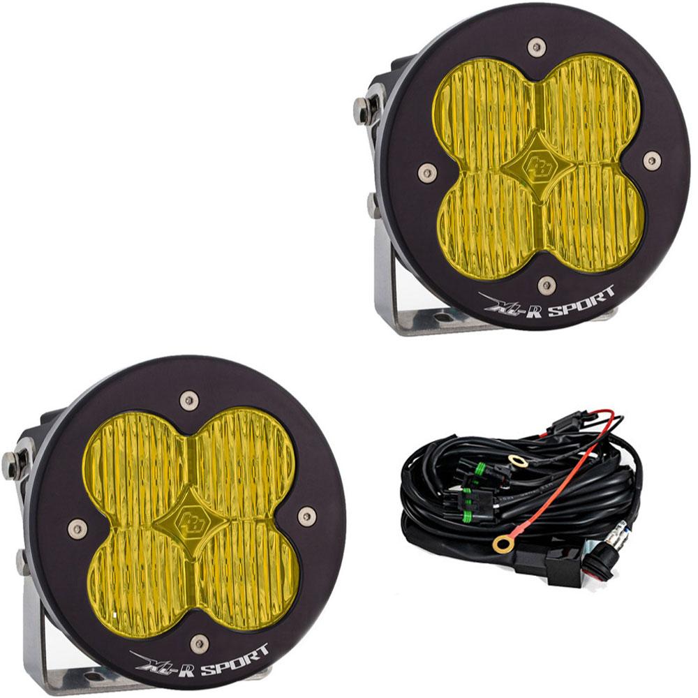 Baja Designs | LED Light Pods | LED Light Pods Baja Amber Lens Wide Cornering Pattern Pair XL R Sport Series Baja Designs | 577815