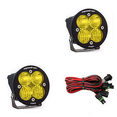 Baja Designs | LED Light Pods | LED Light Pods Baja Amber Lens Driving/Combo Pair Squadron R Pro Baja Designs | 597813