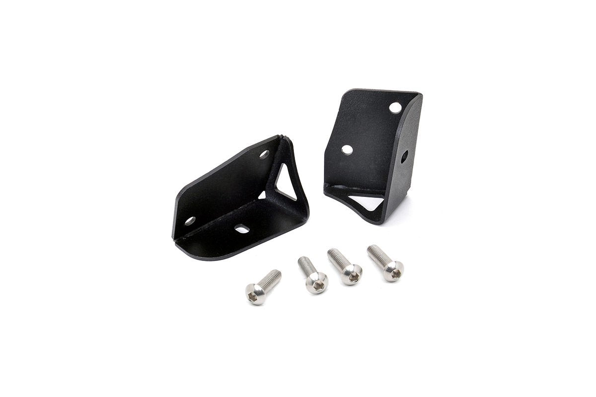 Rough Country | Mounting Brackets(Lighting) | Jeep Lower Windshield Light Mounts 97-06 TJ Wrangler Fits Rough Country 70905 Rough Country | 6003
