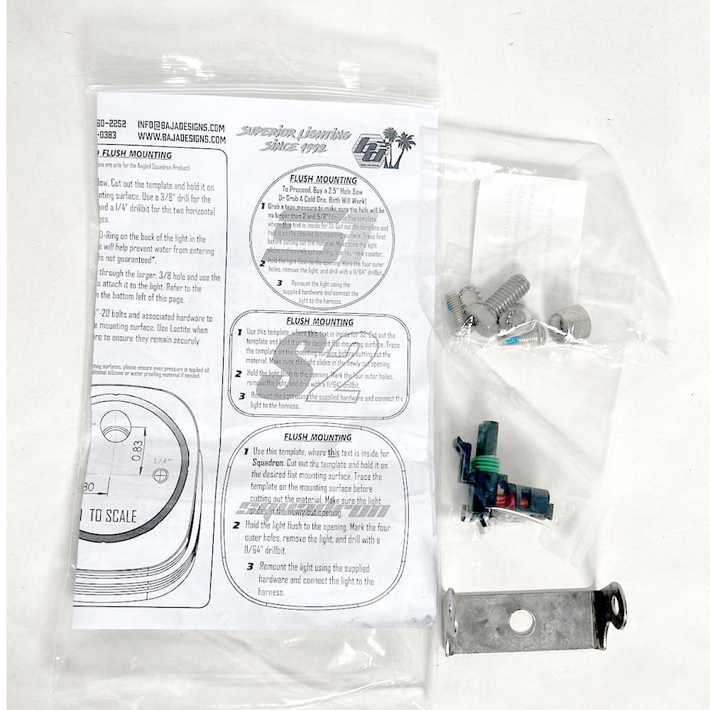 Baja Designs | Anti Theft Hardware Kit | Squardron/S2 Series Parts Bag Baja Designs | 660304