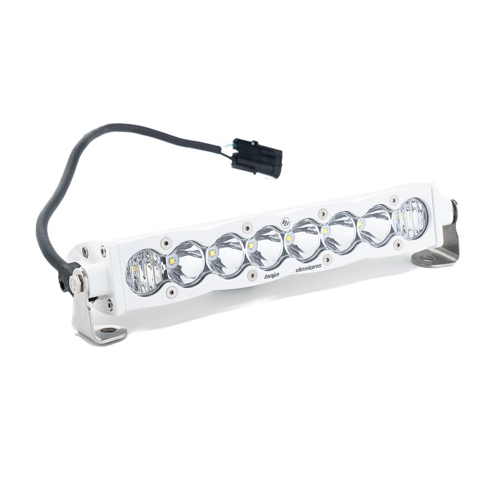 Baja Designs | LED Light Bars | S8 White Straight LED Light Bar (10 Inch; Driving/Combo; Clear) Baja Designs | 701003WT