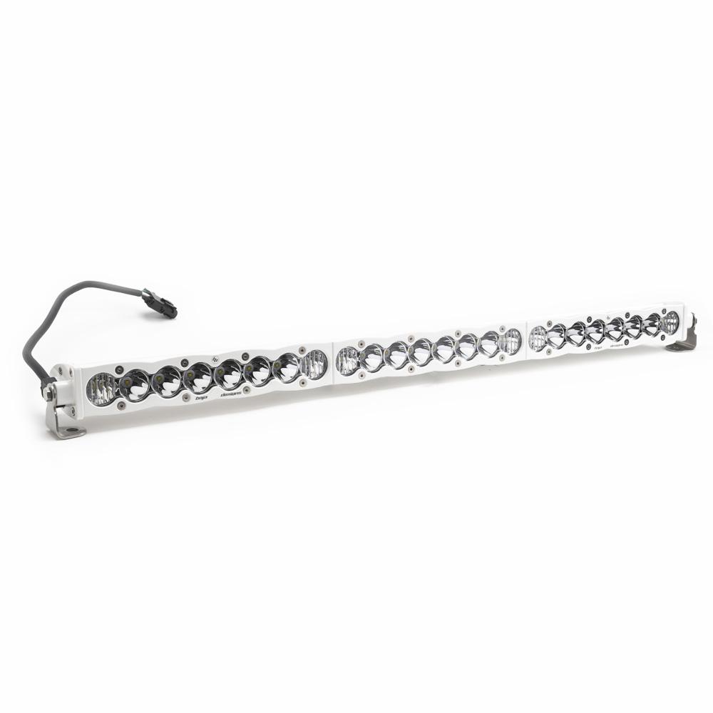 Baja Designs | LED Light Bars | S8 White Straight LED Light Bar (30 Inch; Driving/Combo; Clear) Baja Designs | 703003WT