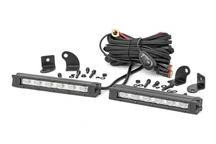 6 Inch Slimline CREE LED Light Bars Pair Rough Country
