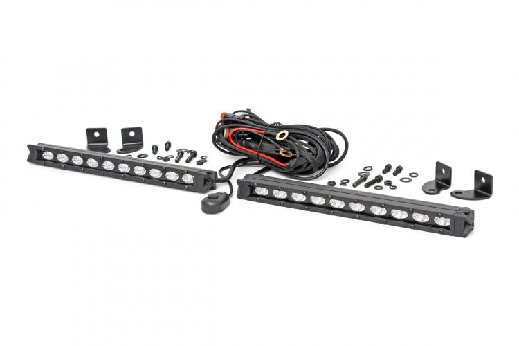 10 Inch Slimline CREE LED Light BarS Pair Rough Country