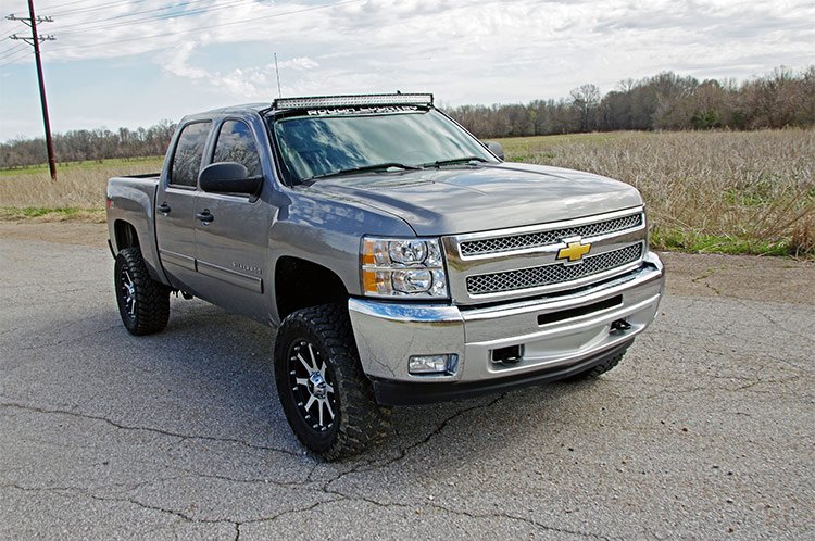 Rough Country | LED Light Bars | 50 Inch Curved LED Light Bar Upper Windshield Mounts 07-13 PU/SUV Rough Country | 70507