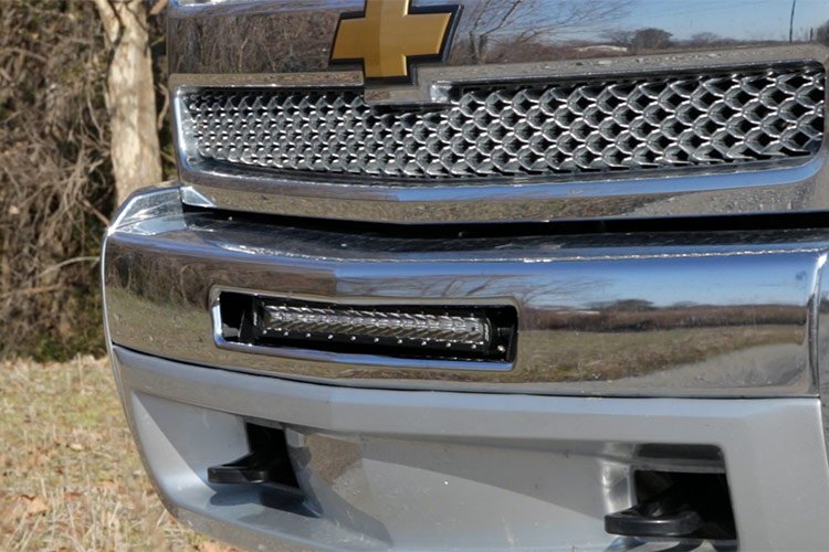 Rough Country | LED Light Bars | Chevrolet 20 Inch Single Row LED Bumper Mount 07-13 Silverado 1500 Rough Country | 70523