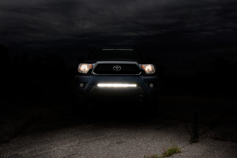 Rough Country | LED Light Bars | Toyota 30 Inch LED Hidden Bumper Mounts 05-15 Tacoma Rough Country | 70542