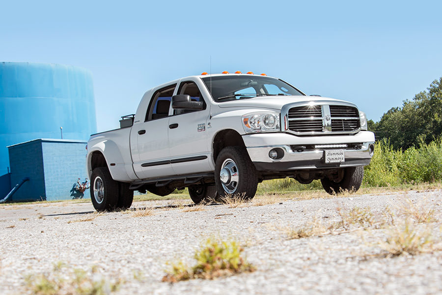 Rough Country | Bumper End Cap | Dodge Hidden Bumper Kit w/ 20-inch LED Light Bar Chrome Series (03-18 Ram 2500/3500) Rough Country | 70609