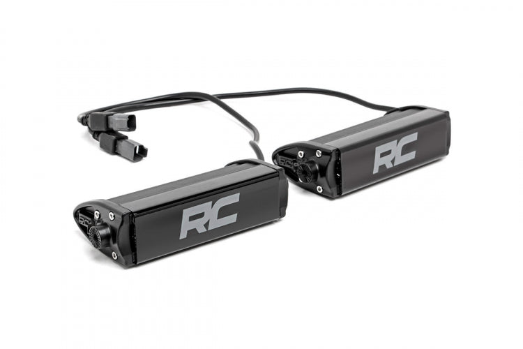 Rough Country | LED Light Bars | 6 Inch CREE LED Light Bars Pair Chrome Series Rough Country | 70706