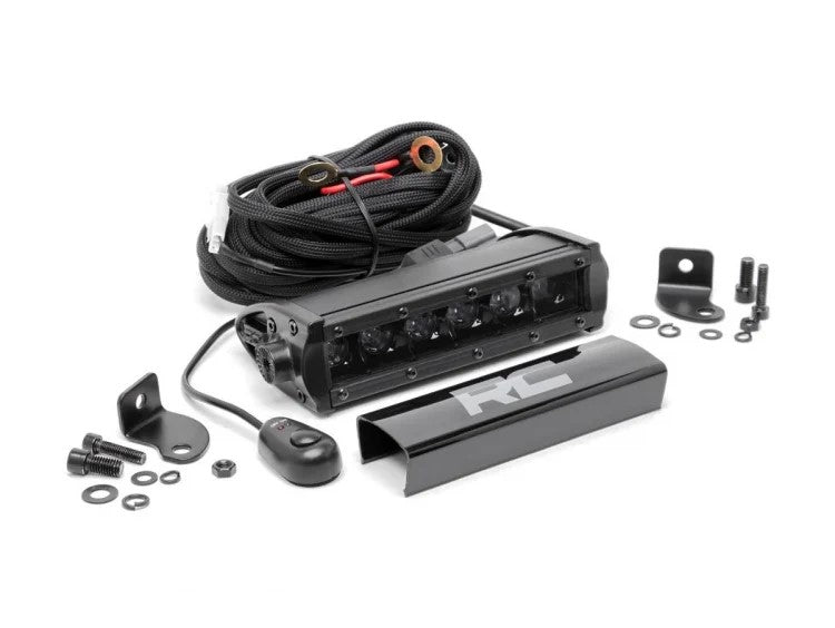 Rough Country | LED Light Bars | 6 Inch CREE LED Light Bar Single Black Series Rough Country | 70707BL