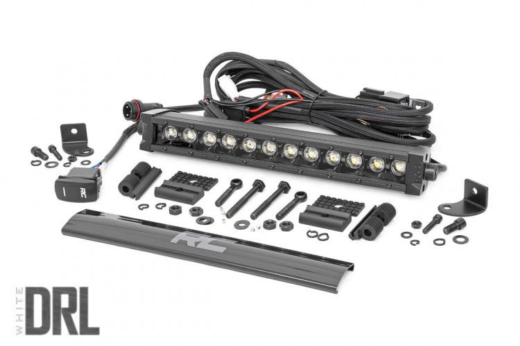 12 Inch CREE LED Light Bar Black Series w/Cool White DRL Rough Country