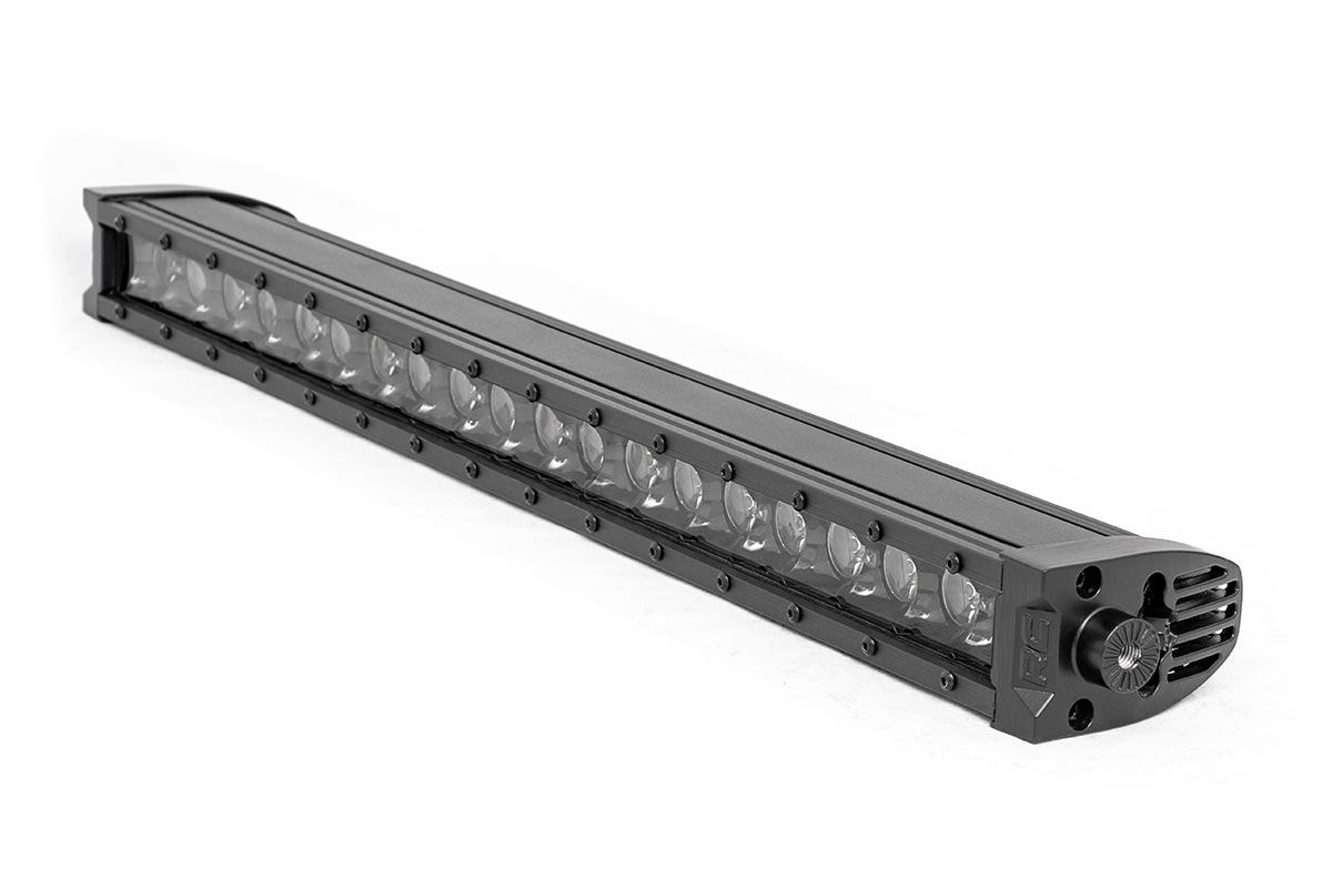 Rough Country | LED Light Bars | 20 Inch CREE LED Light Bar Single Row Black Series w/Cool White DRL Rough Country | 70720BLDRL
