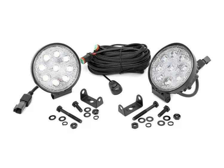 Rough Country | LED Light Kit | 4 Inch LED Round Lights Rough Country | 70804