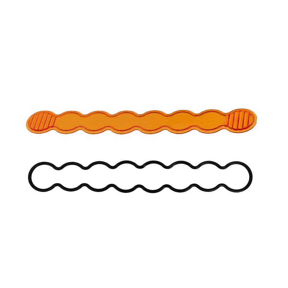 Baja Designs | Light Bar Lens | S8 Light Bar Lens Kit (10 Inch; Driving/Combo; Factory Amber) Baja Designs | 708315