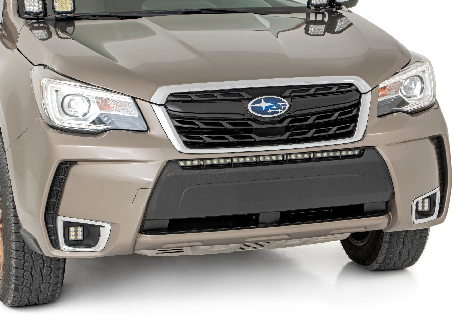 Rough Country | Fog Lights | Subaru Led Fog Light Kit Flood Beam For 14-18 Forester Rough Country | 70858