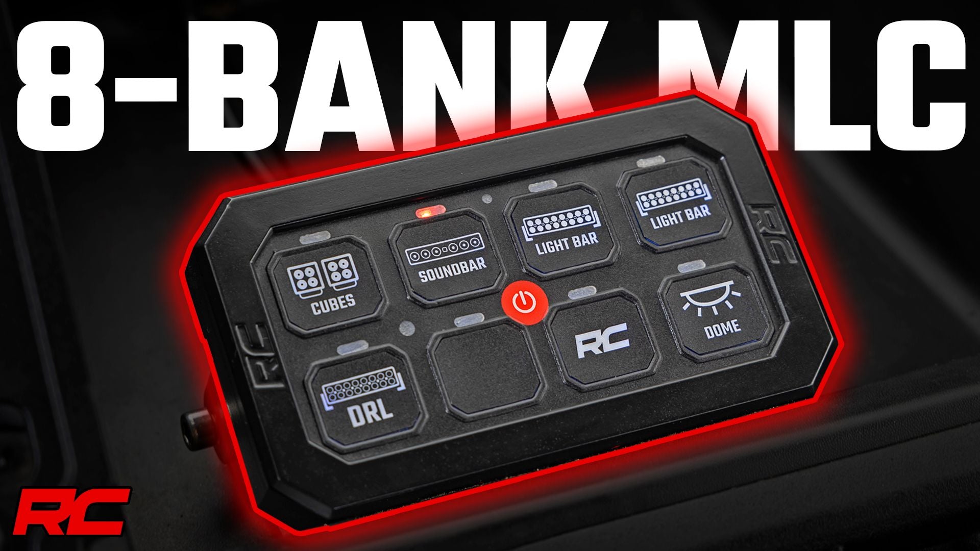 Rough Country | LED Light Kit | 8-Gang Multiple Light Controller Universal Rough Country | 70970