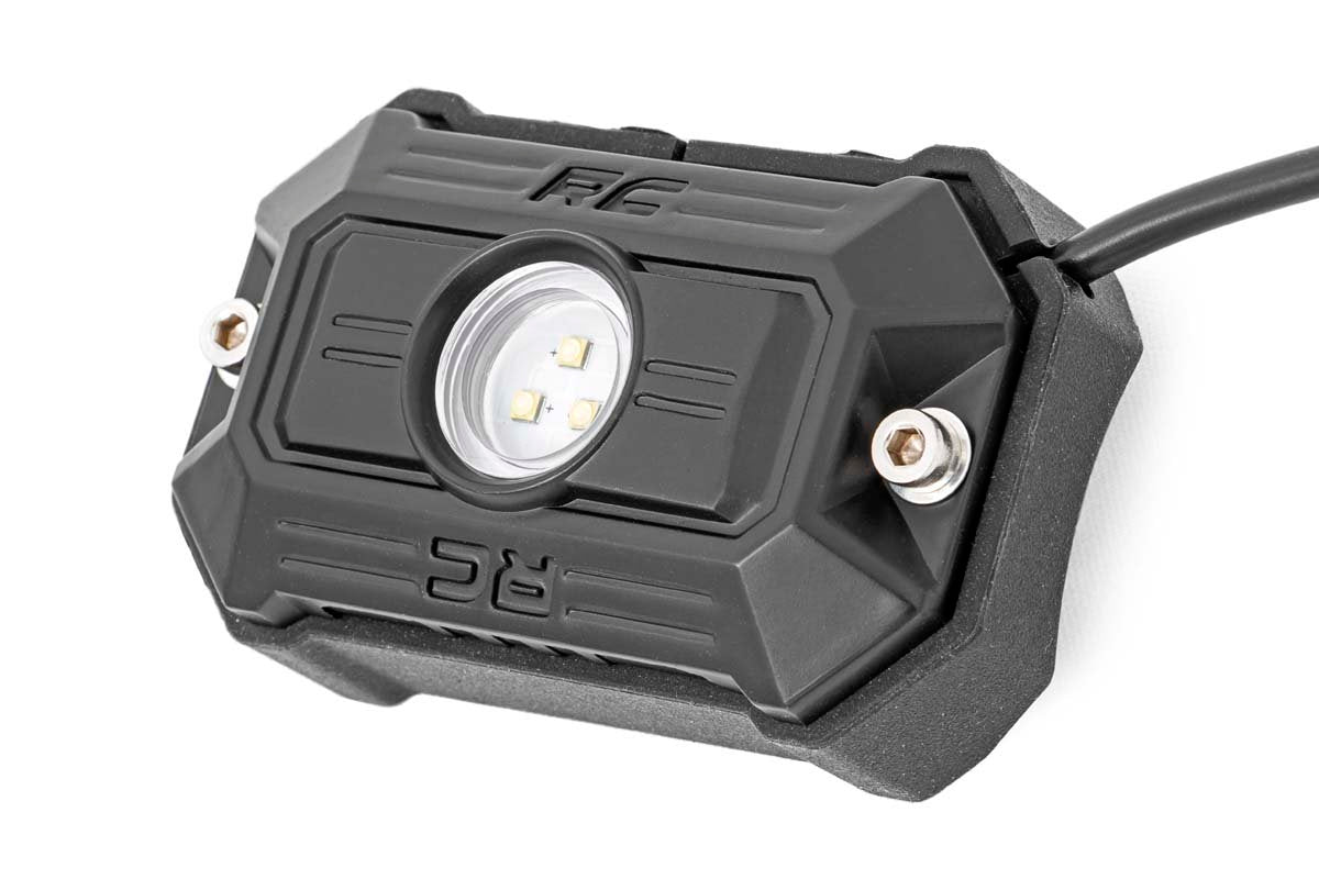 Rough Country | Rock Lights | Deluxe LED Rock Light Kit 4 Pods Rough Country | 70980
