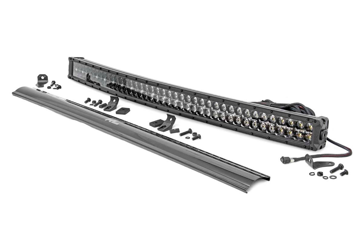 40 Inch Curved CREE LED Light Bar Dual Row Black Series Rough Country