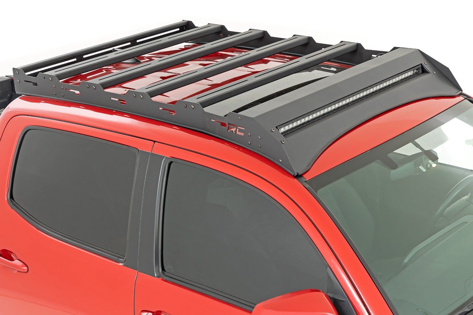 Rough Country | Roof Rack | Roof Rack with Front Facing 40.0 Inch LED Light 05-22 Toyota Tacoma 2WD/4WD Rough Country | 73107