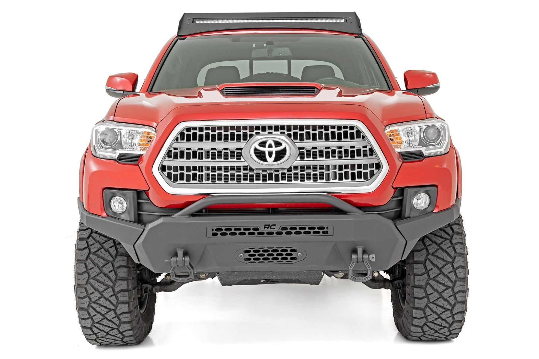 Rough Country | Roof Rack | Roof Rack with Front Facing 40.0 Inch LED Light 05-22 Toyota Tacoma 2WD/4WD Rough Country | 73107
