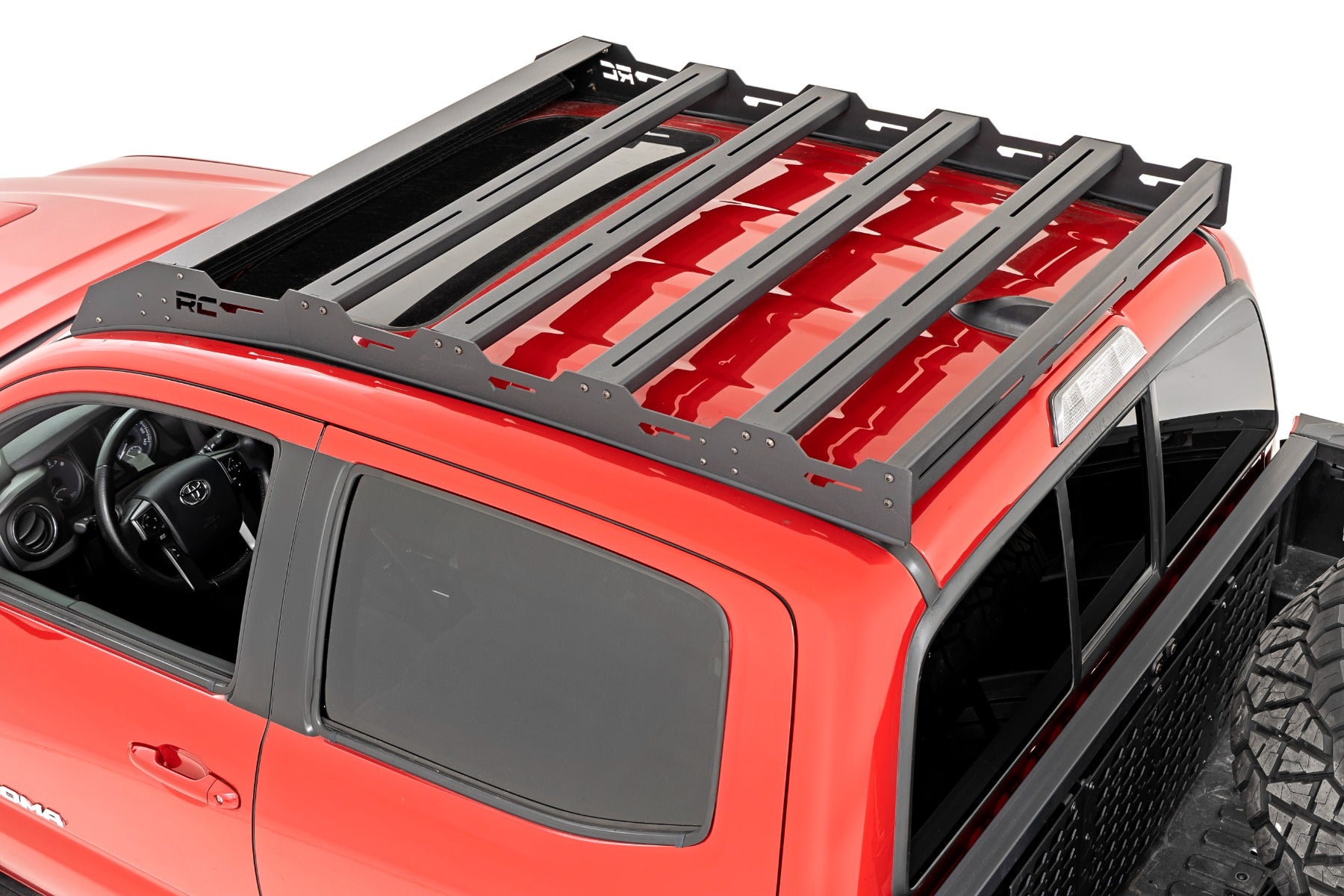 Rough Country | Roof Rack | Roof Rack with Front Facing 40.0 Inch LED Light 05-22 Toyota Tacoma 2WD/4WD Rough Country | 73107