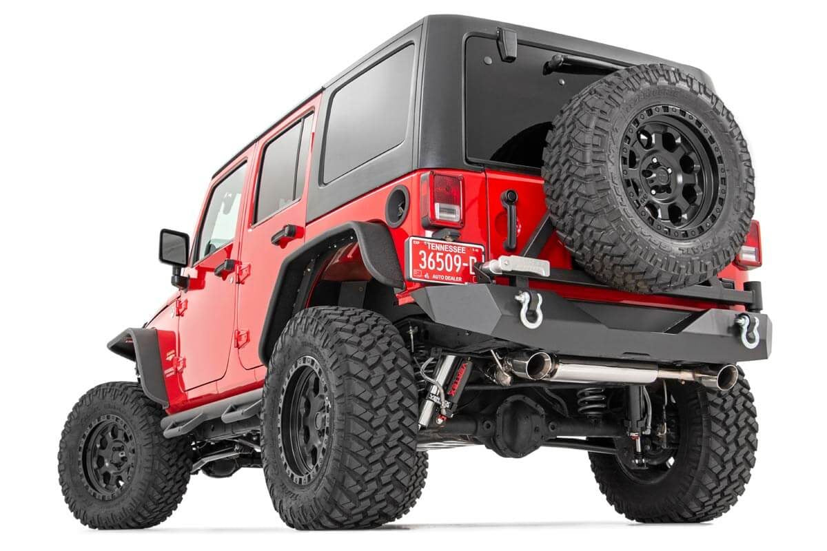 Rough Country | Lift Kits | 4.0 Inch Jeep Long Arm Suspension Lift Kit w/ Vertex Adjustable Reservoir Shocks 07-11 Wrangler JK 4-door Rough Country | 78550A