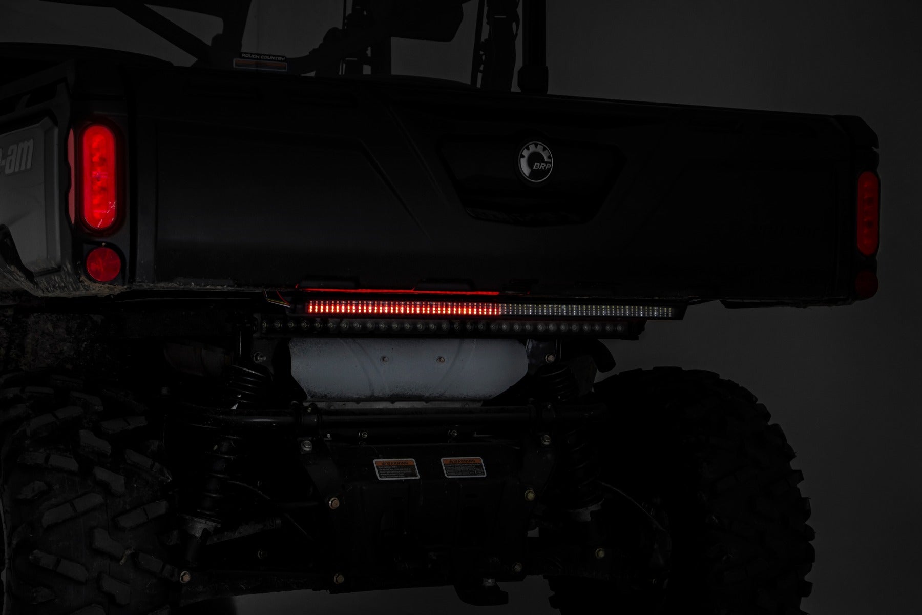 Rough Country | LED Strip Lights | 30-inch UTV Premium Quad-Row Multi-Function LED Tailgate Light Strip Rough Country | 78830