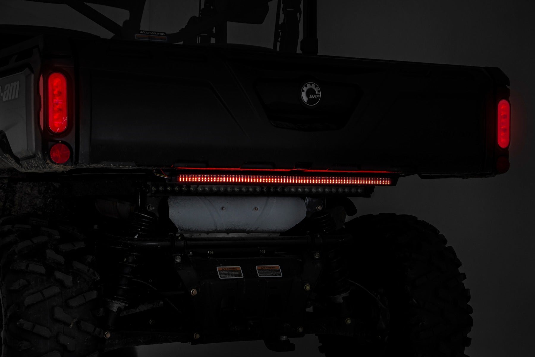 Rough Country | LED Strip Lights | 30-inch UTV Premium Quad-Row Multi-Function LED Tailgate Light Strip Rough Country | 78830