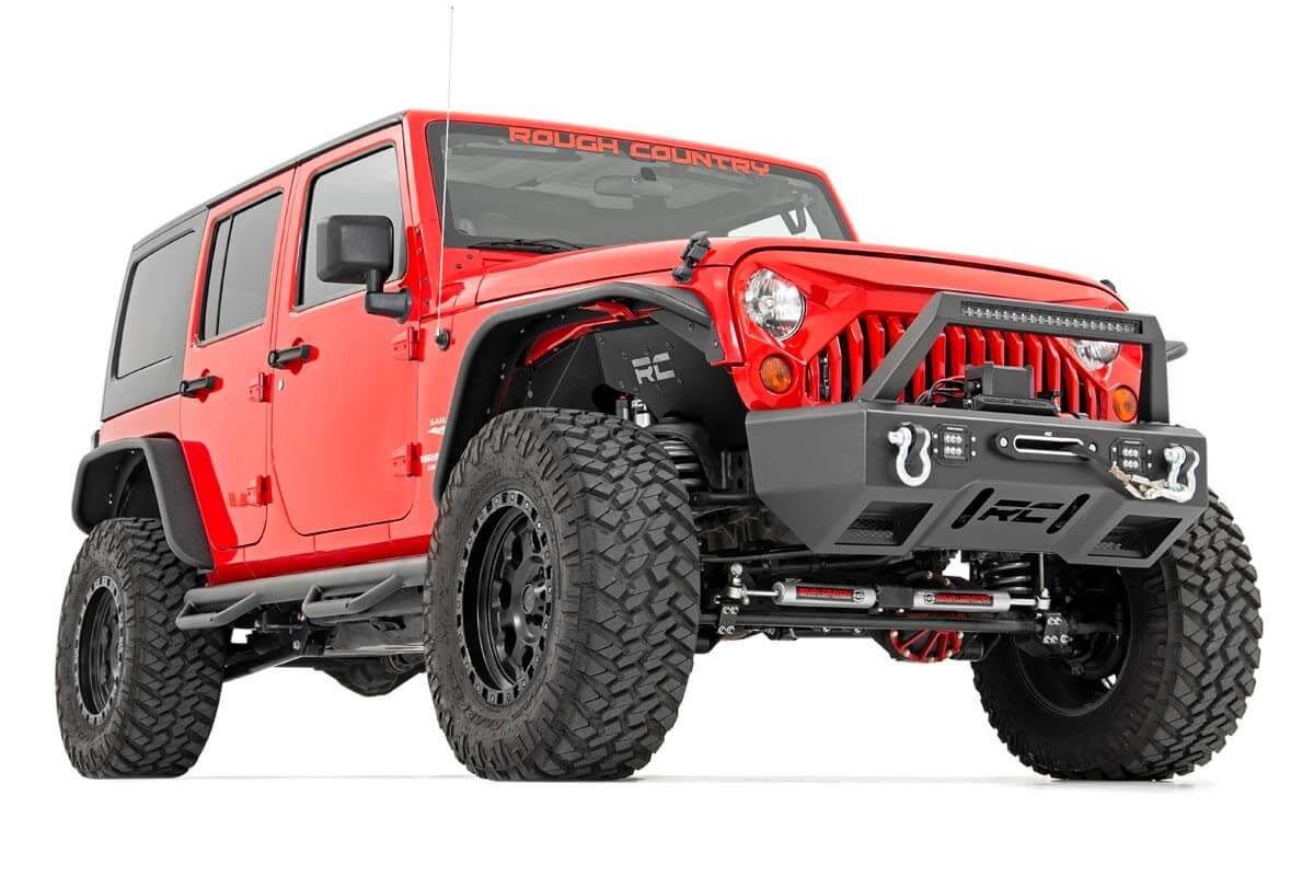 Rough Country | Lift Kits | 4.0 Inch Jeep Long Arm Suspension Lift Kit 12-18 Wrangler JK 2-door Rough Country | 79130A