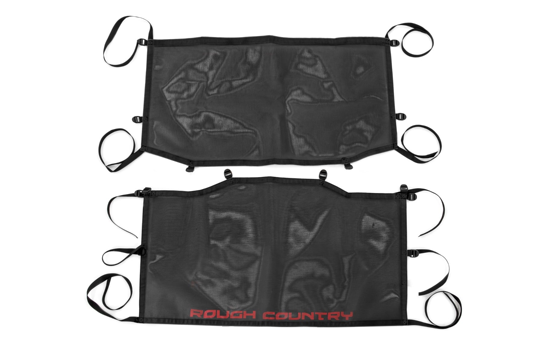 Rough Country | Bikini Tops | Mesh Bikini Top Plus Black Jeep Gladiator JT 4WD 20-Up Rough Country | 85118