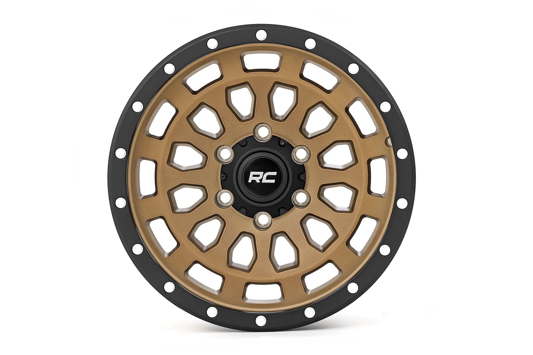 Rough Country | Wheels | 87 Series Wheel Simulated Beadlock Bronze/Black 17x8.5 6x5.5 +0mm Rough Country | 87170912