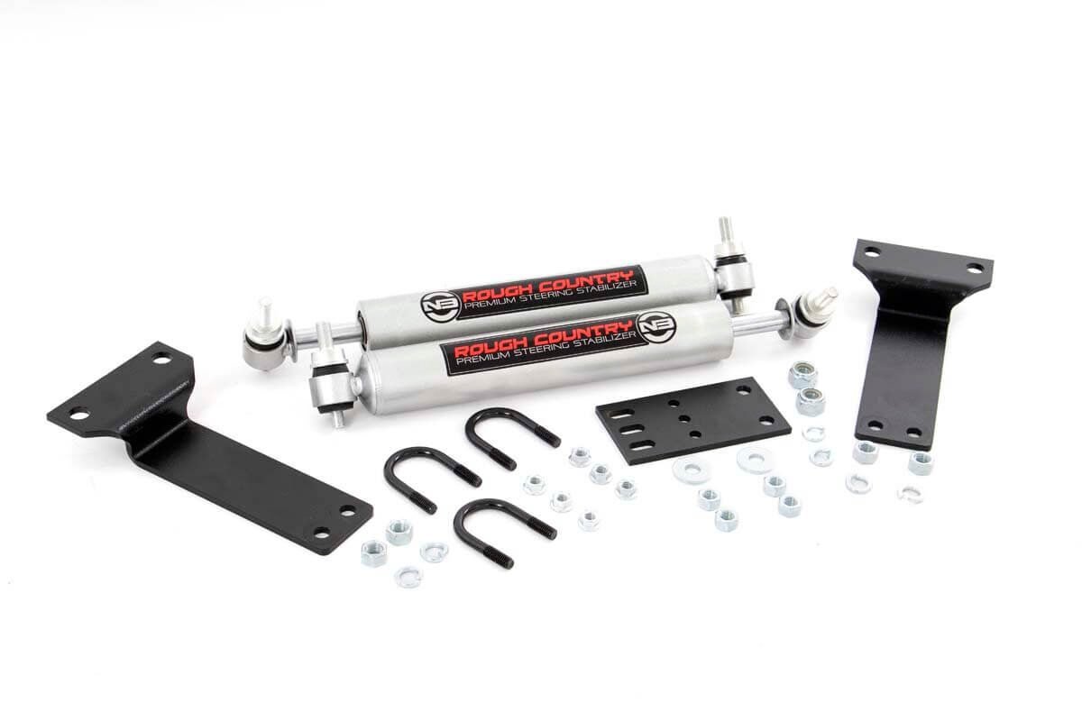 Rough Country | Steering Stabilizer | Ford Dual Steering Stabilizer 75-79 F-150 70-79 Bronco 70-79 F-100 Rough Country | 8749030